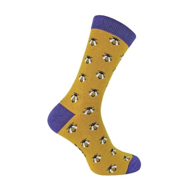 1 Paquete de Calcetines de Bambú para Hombre con Patrón de Animales Novelty
