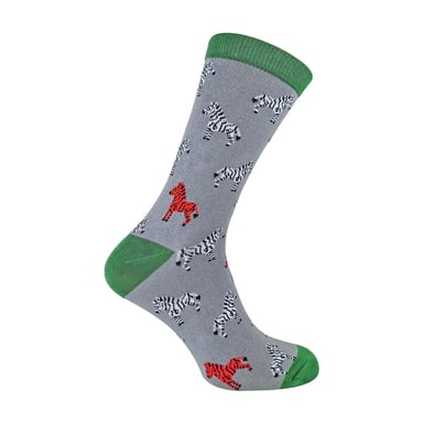 1 Paquete de Calcetines de Bambú para Hombre con Patrón de Animales Divertido