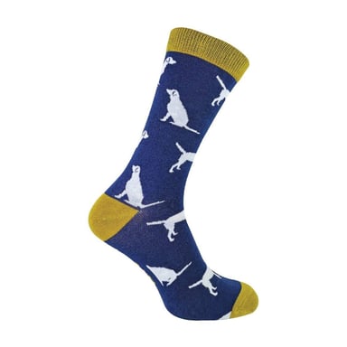 1 Paquete de Calcetines de Bambú para Hombre con Diseño de Perro