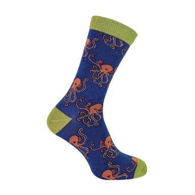 1 Paquete de Calcetines de Bambú para Hombre con Patrón de Animales Novelty