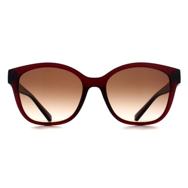 Armani Exchange Cat Eye Womens Shiny Transparent Red Brown Gradient AX4127S