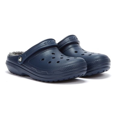 Crocs Classic Lined Clogs Mens Navy