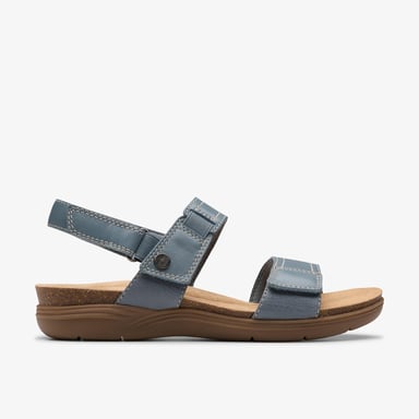 April Clover Blue Grey Comb Sandalias
