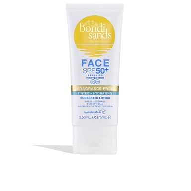 Face Spf50+ Loción Facial Hidratante Con Color 75 ml