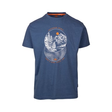 Trespass Mens Flagel Casual T-Shirt (Indigo Blue Marl)