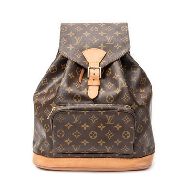 Louis Vuitton Montsouris GM en marrón Lienzo recubierto