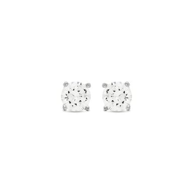Pendientes Luxenter De Plata De Ley 925 con Circonita Brillante acabado rodio - Básico