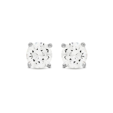 Pendientes Luxenter De Plata De Ley 925 con Circonita Brillante acabado rodio - Básico