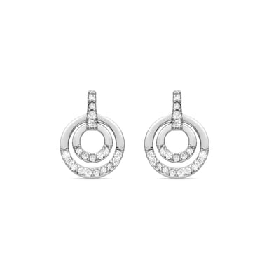 Pendientes Luxenter de Circonita Brillante acabados en rodio - Sada