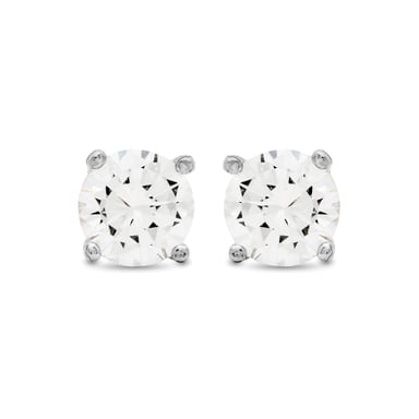 Pendientes Luxenter De Plata De Ley 925 con Circonita Brillante acabado rodio - Básico