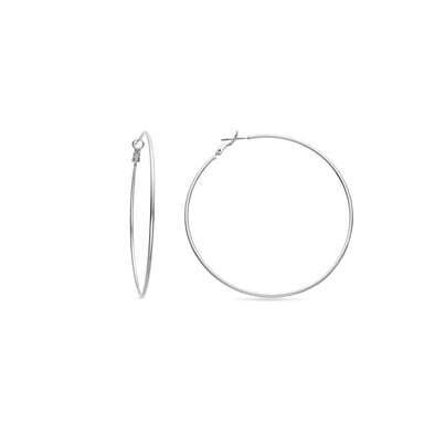 Pendientes Luxenter acabados en rodio - Kelxo