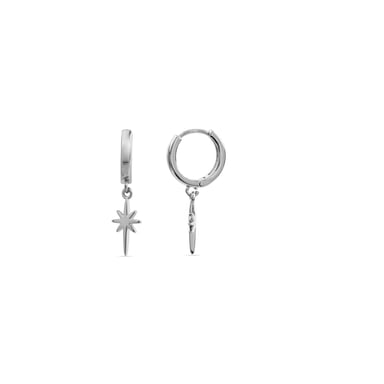 Pendientes Luxenter de Circonita Brillante acabados en rodio - Mandra