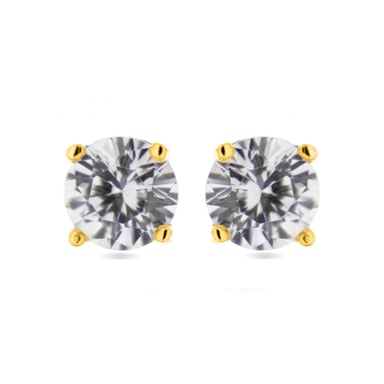 Pendientes Luxenter De Plata De Ley 925 con Circonita Brillante acabado rodio - Básico