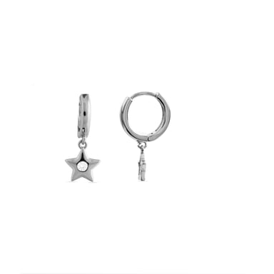 Pendientes Luxenter de Circonita Brillante acabados en rodio - Lihus