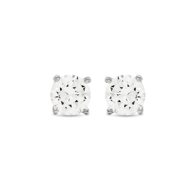 Pendientes Luxenter De Plata De Ley 925 con Circonita Brillante acabado rodio - Básico