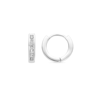 Pendientes Luxenter con Circonita Brillante acabado plata - Docri