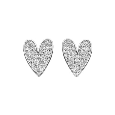 Pendientes Luxenter acabados en rodio - Shinaz