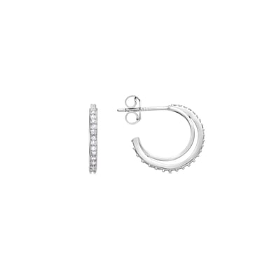 Pendientes Luxenter de Circonita Brillante acabados en rodio - Ibsy
