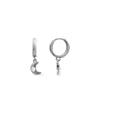 Pendientes Luxenter de Circonita Brillante acabados en rodio - Nekiel