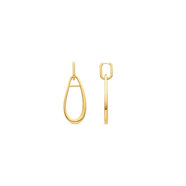 Pendientes Luxenter acabados en oro amarillo de 18k - Salsah