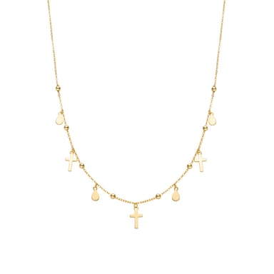 Collar Luxenter de Plata de Ley 925 acabado en oro amarillo de 18K - Cirai