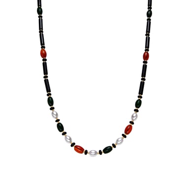Collar Luxenter con Onix acabado oro 18k - Coepil