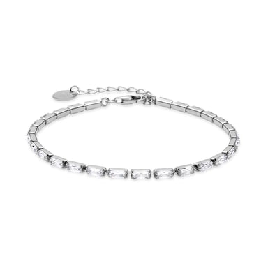 Pulsera Luxenter de Plata de Ley 925 con Circonita Brillante acabada en rodio - Alku