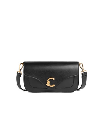 Coccinelle C-Me Bolso de Mano de Piel de Ternera Lisa