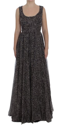 Vestido Maxi Sin Mangas de Dolce Gabbana con Estampado Floral