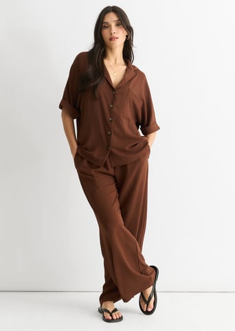 Camiseta oversize de Brown Air Flow