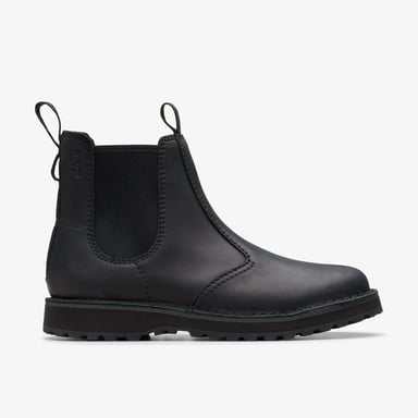Botas Negras de Cuero Fácil Solsbury