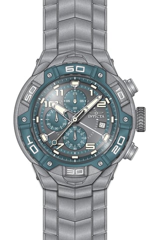 INVICTA Speedway 49881 Reloj de Hombre - Movimiento de Cuarzo - Acero Inoxidable con Esfera Gris - 50 mm
