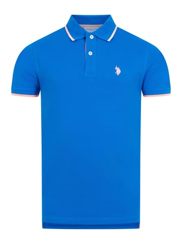 Polo para hombre U.S. Polo Assn. de algodón con detalles en contraste
