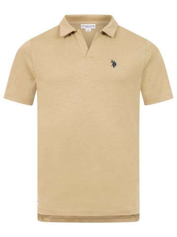 Polo para hombre U.S. Polo Assn. con cuello abierto