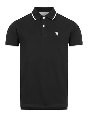 Polo para hombre U.S. Polo Assn. de algodón con detalles en contraste