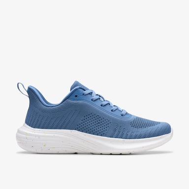 Zapatillas Izza de punto azul claro