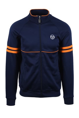 SERGIO TACCHINI ORION TRACK JACKET MARITIME BLUE/ORANGE PEPPER