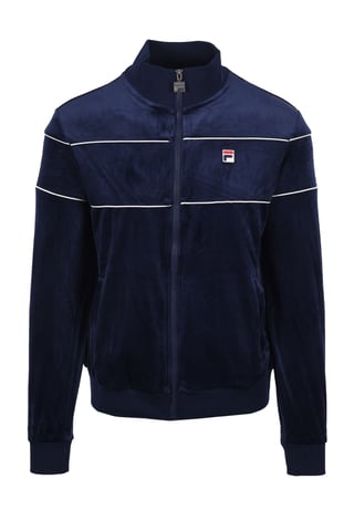 FILA VITTORIO VELOUR TRACK JACKET FILA NAVY/GARDENIA