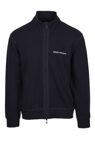 ARMANI EXCHANGE FULL ZIP SWEATSHIRT DEEP NAVY