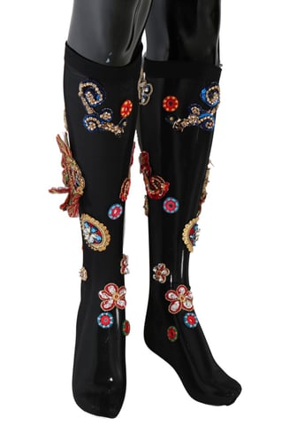 Medias de Mujer Embellecidas con Cristales de Dolce & Gabbana
