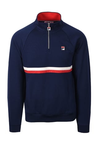 FILA ROLANDO HALF ZIP FILA NAVY/GARDENIA/FILA RED