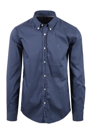 Boss Black H ROAN SHIRT OPEN BLUE