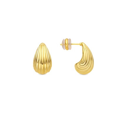 Luxenter Pendientes acabado oro amarillo de 18k - Overin