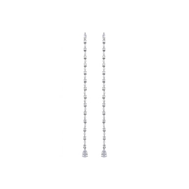 Luxenter Pendientes de Plata de Ley 925 y Circonita Brillante acabados en rodio - Aphan