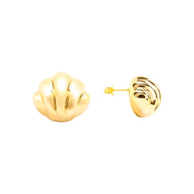 Luxenter Pendientes de Plata de Ley 925 acabado oro amarillo de 18k - Myce
