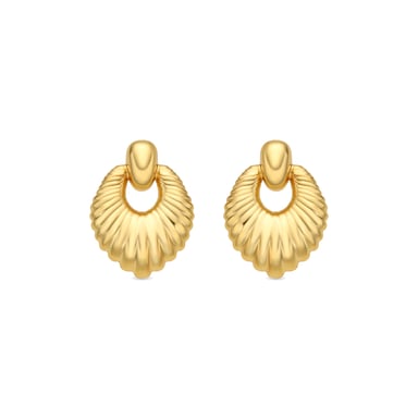 Luxenter Pendientes acabado oro amarillo de 18k - Rajba