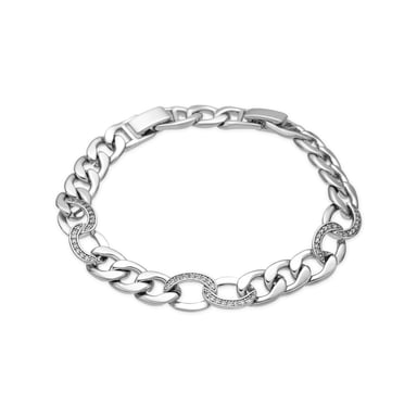 Luxenter Pulsera acabado plata y Circonita Brillante - Dunko