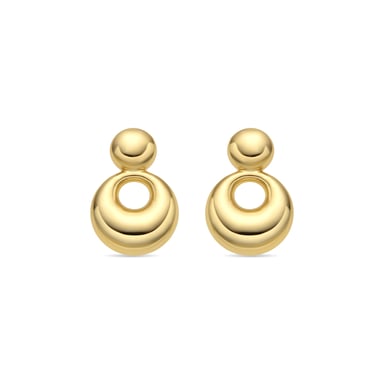 Luxenter Pendientes acabado oro amarillo de 18k - Sisma