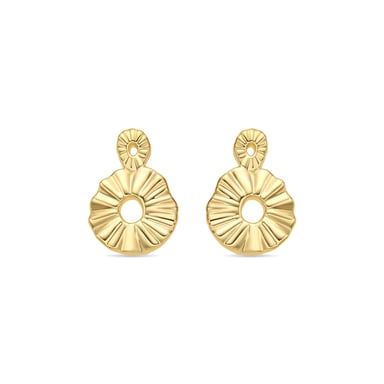 Luxenter Pendientes acabado oro amarillo de 18k - Akdro