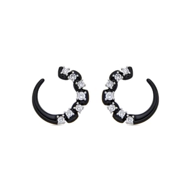 Luxenter Pendientes de Plata de Ley 925 y Circonita Brillante acabado rodio - Dekbu